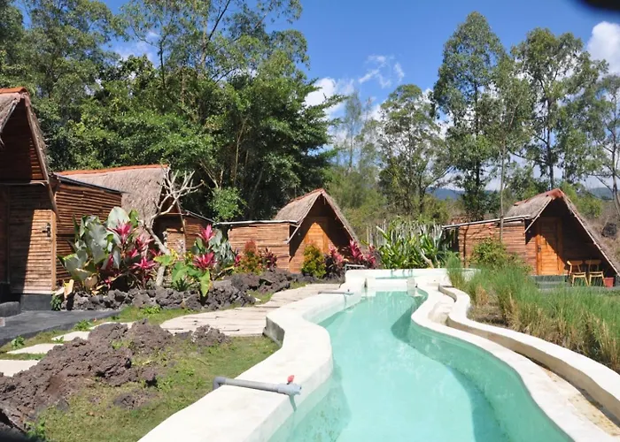 Triangular House And Hot Spring *